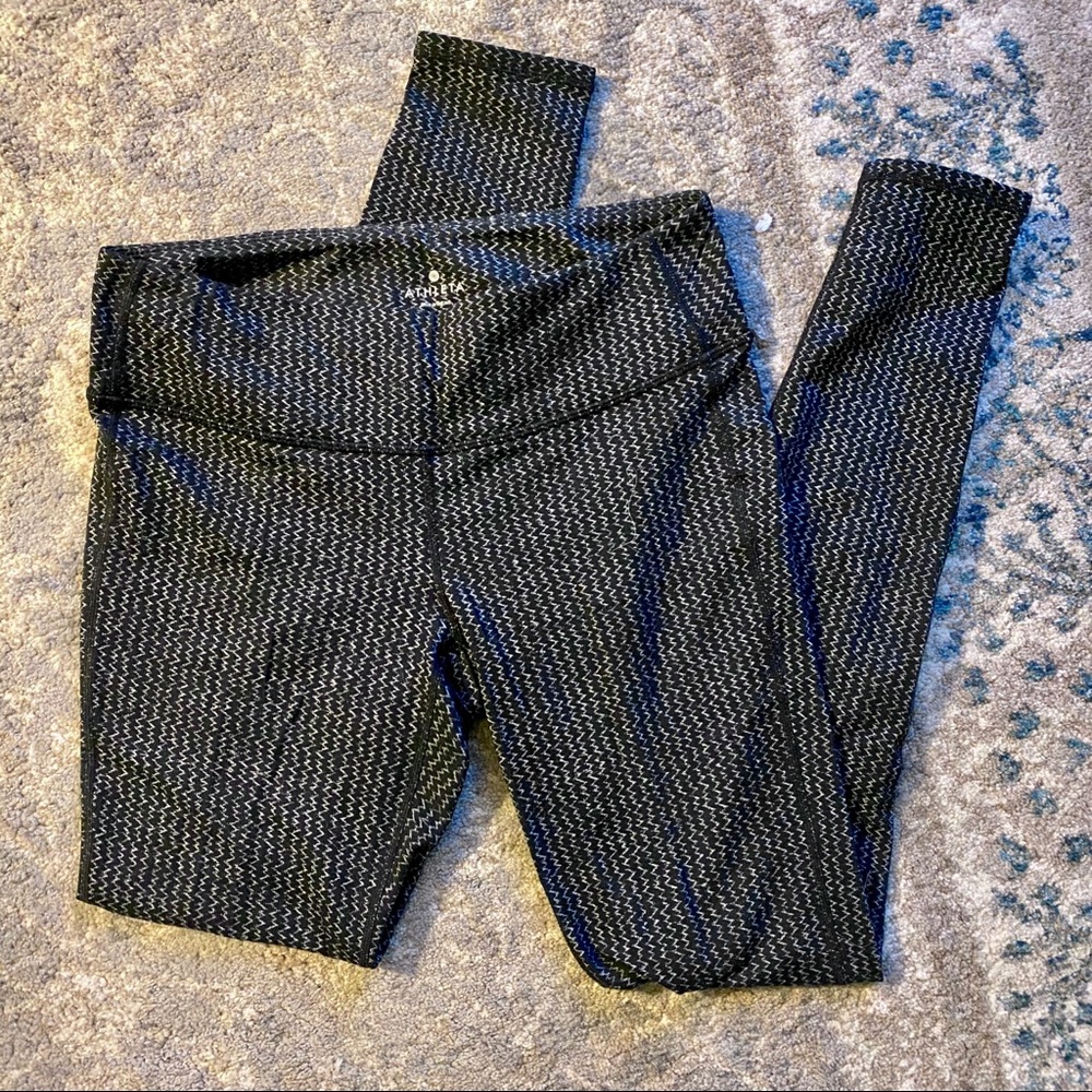 Athleta leggings- Black & White